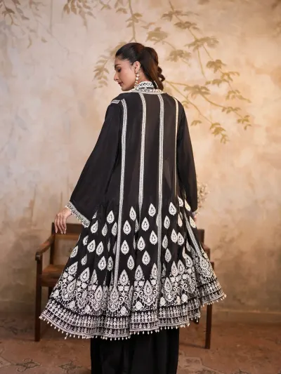 Black Indo Western Women’s Set-3