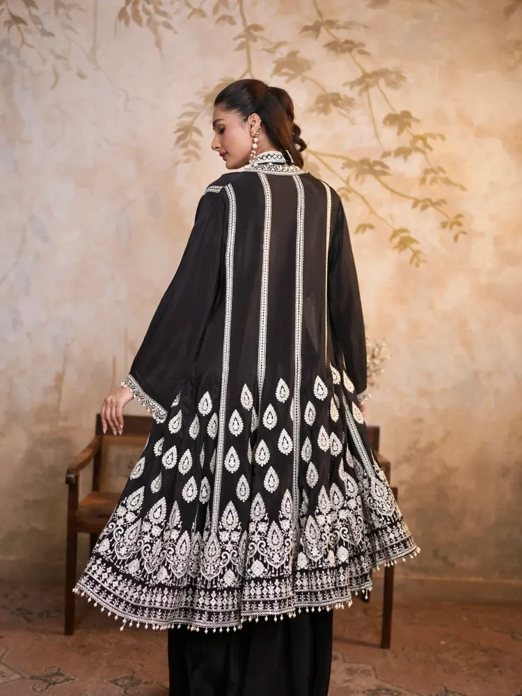 Black Indo Western Women’s Set-3