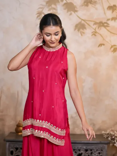 Rani Pink Suit Women-1
