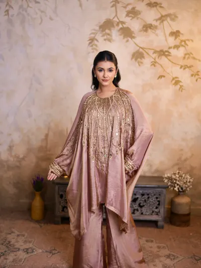 Women's Party Wear Kaftan Suit-1