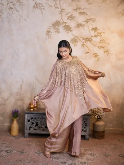 Women's Party Wear Kaftan Suit-2