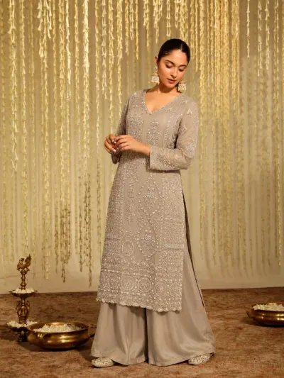 Grey Heavy Suit for Women-2