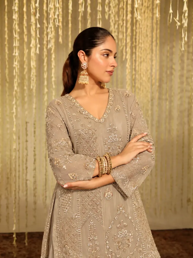 Grey Heavy Suit for Women-0