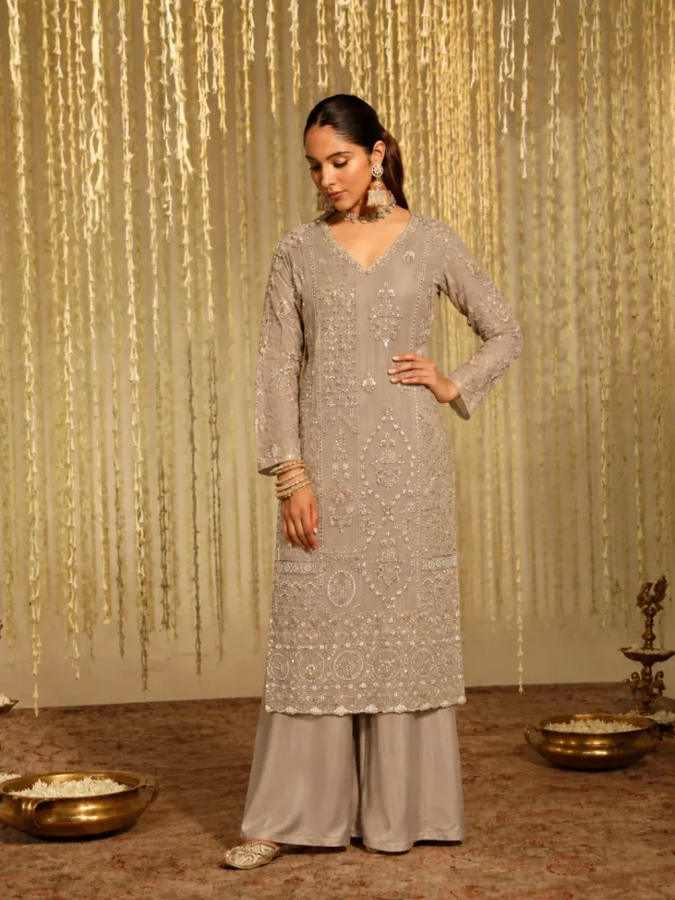 Grey Heavy Suit for Women-3