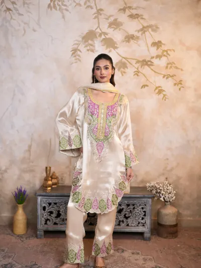 White Pakistani Suit-0