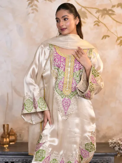 White Pakistani Suit-1