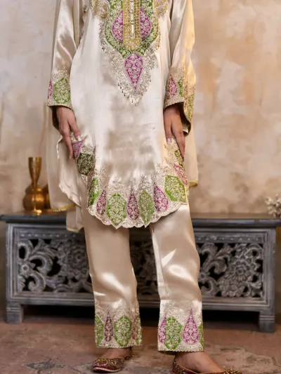 White Pakistani Suit-3