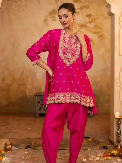 Rani Pink Tulip Suit-4