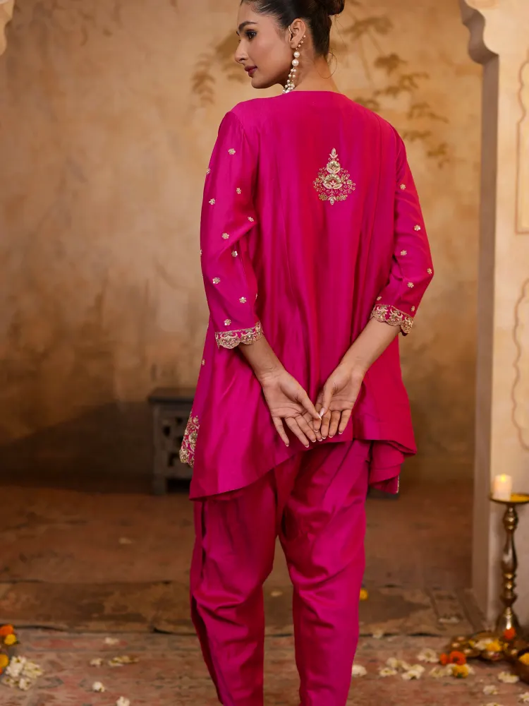 Rani Pink Tulip Suit-2