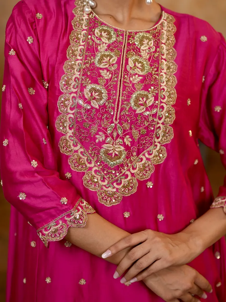 Rani Pink Tulip Suit-3