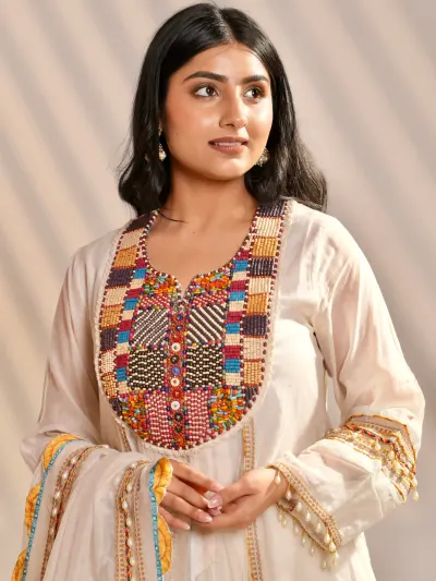 Ivory Boho Sharara Suit-4