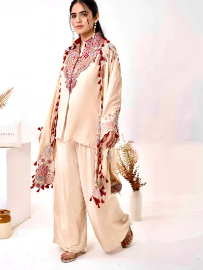 Cream Beige Co-Ord Set-2