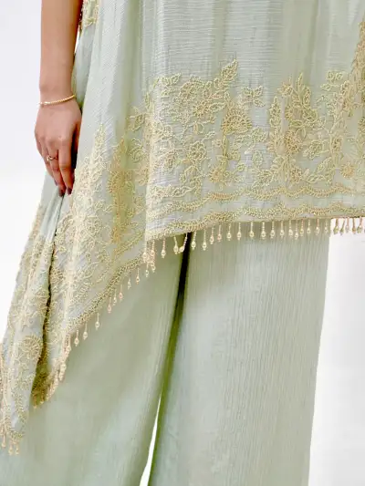 Designer Co-Ord with Cape - 4