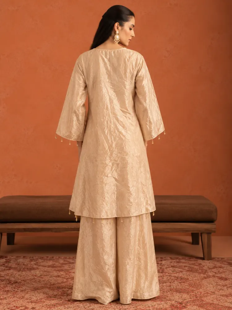 Champagne Gold Festive Suit-3