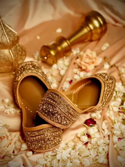 Copper Wedding Jutti-1