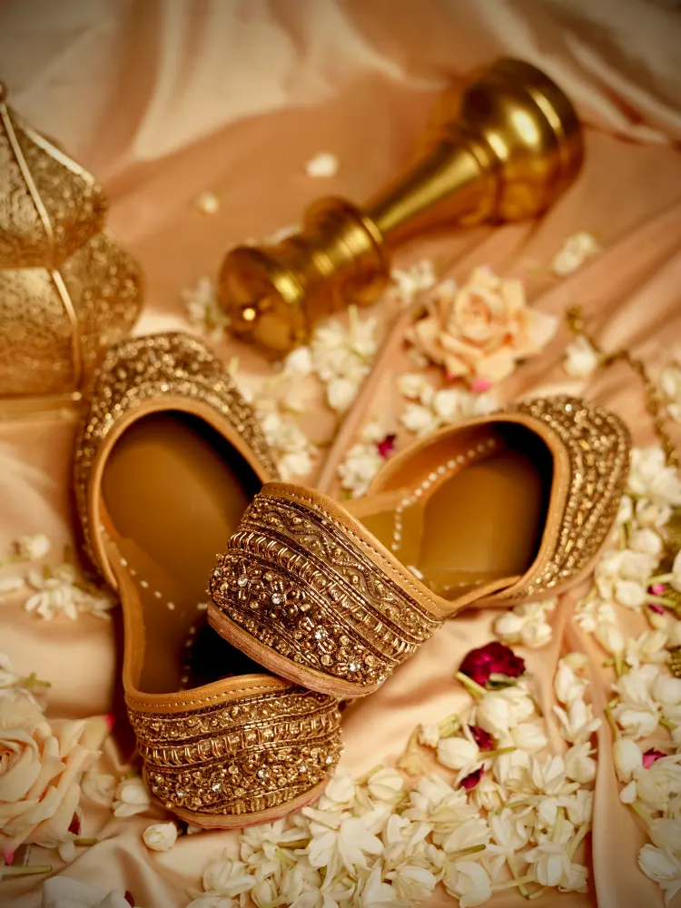 Copper Wedding Jutti-1