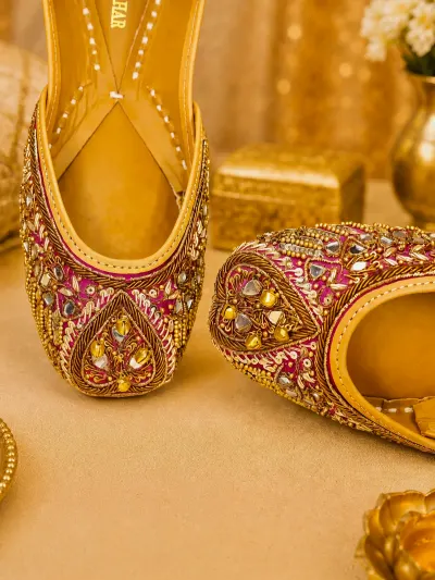 Rani Pink Bridal Jutti-2