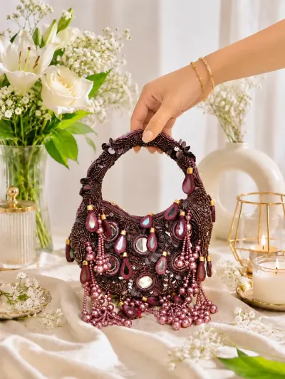 Mocha Mirror Handbag-2