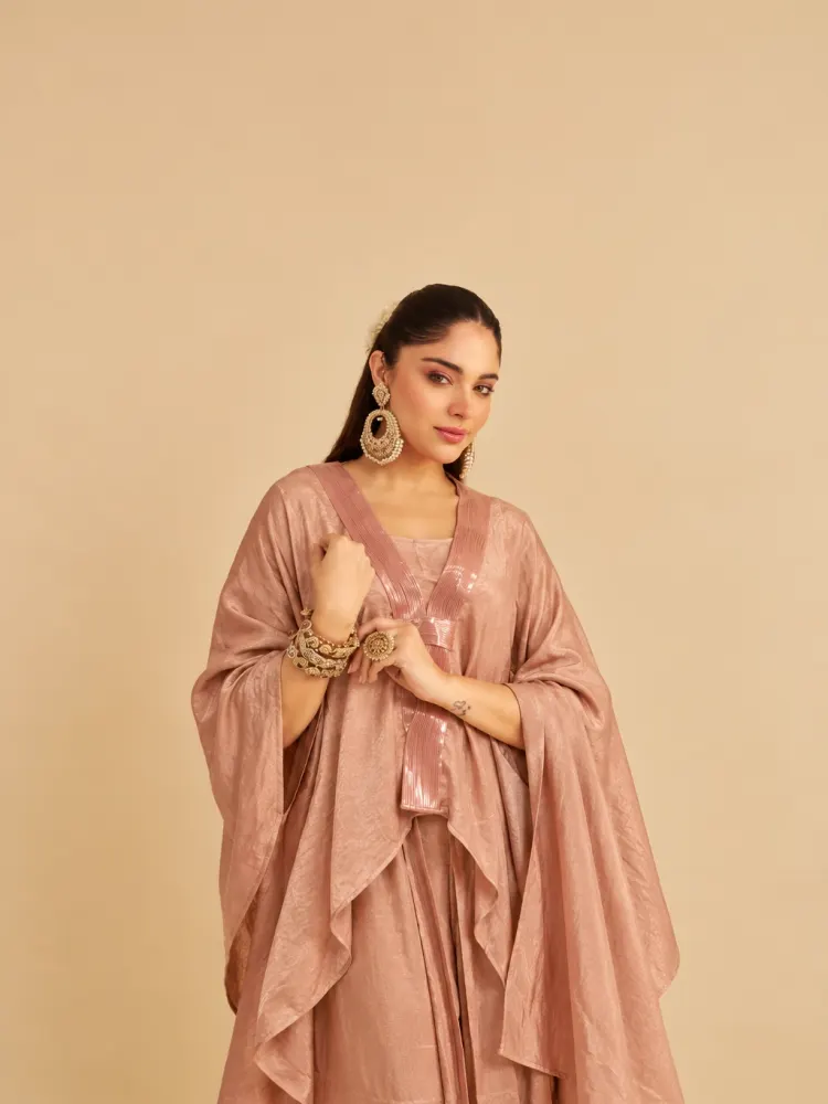 Rose Pink Kaftan Set-2