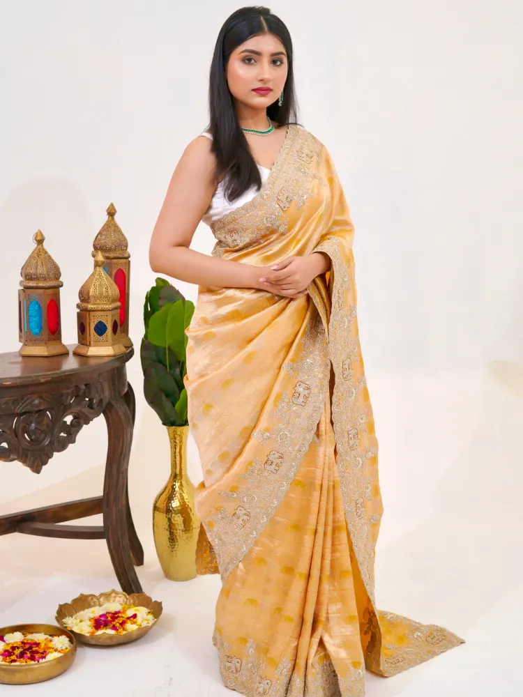 Golden Banarasi Saree-3