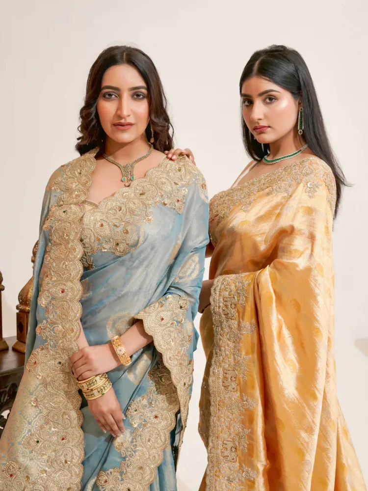 Golden Banarasi Saree-4