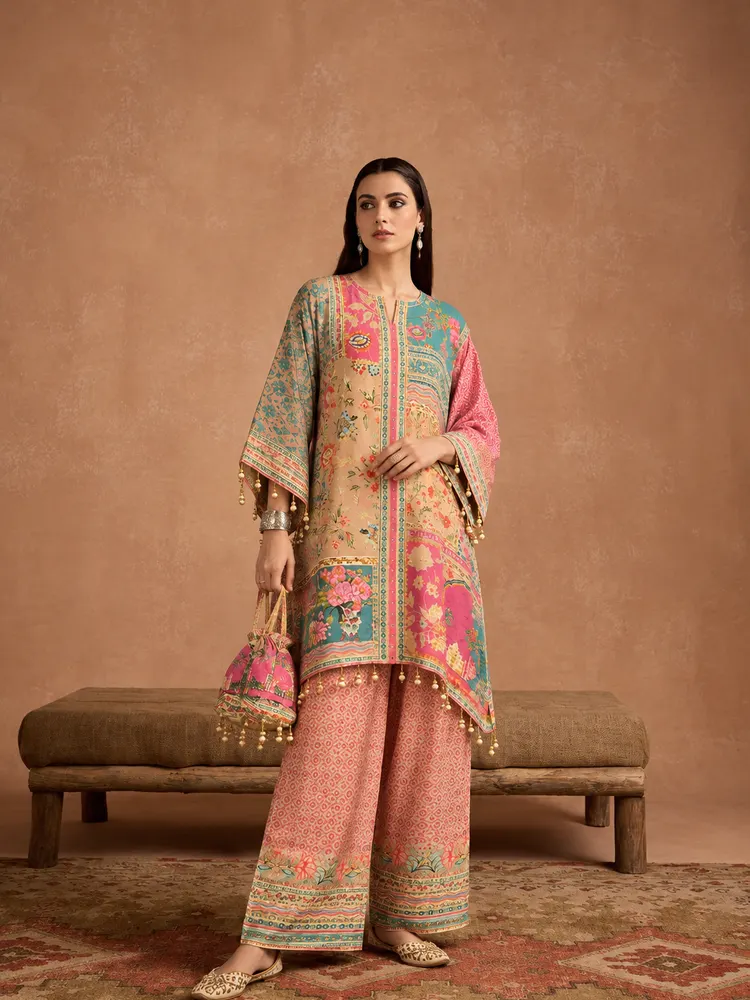 Festive Digital Print Suit-0