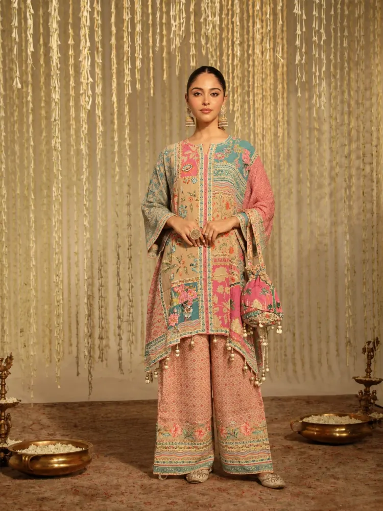 Festive Digital Print Suit-1