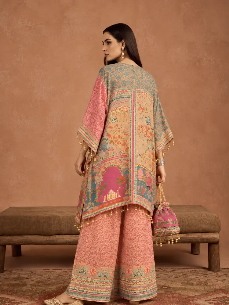 Festive Digital Print Suit-1