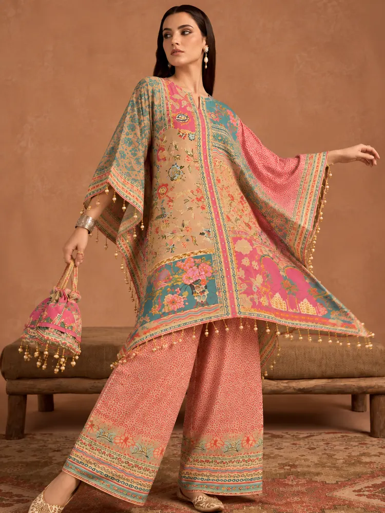 Festive Digital Print Suit-2