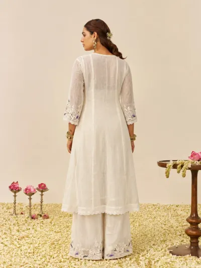 Mirror Work Chikankari Suit-2