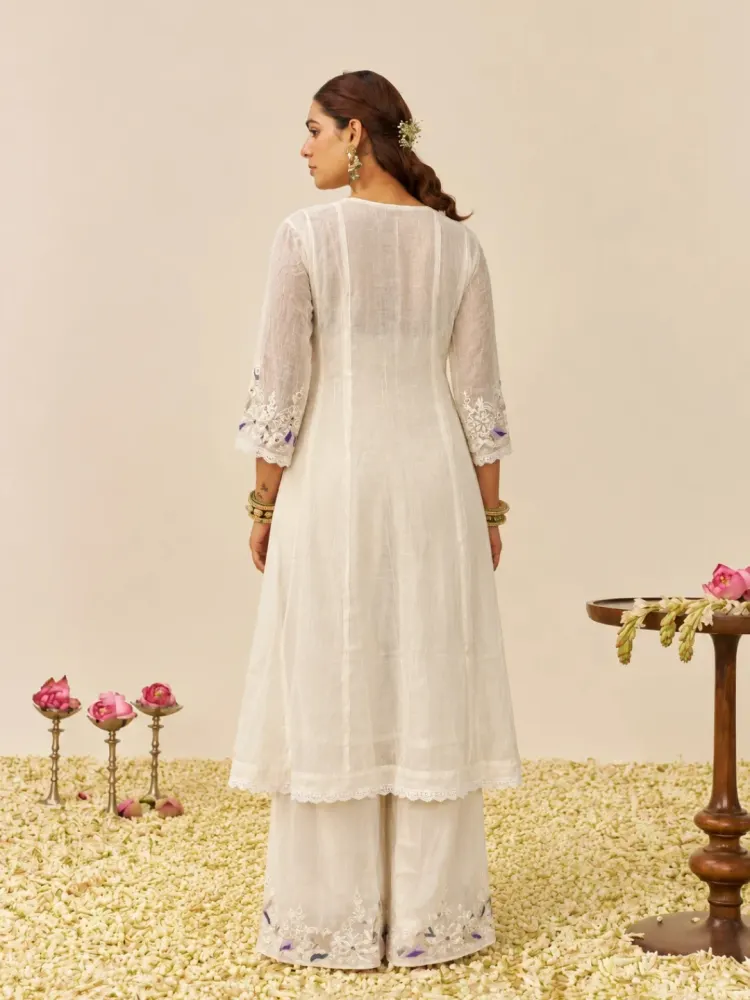 Mirror Work Chikankari Suit-2
