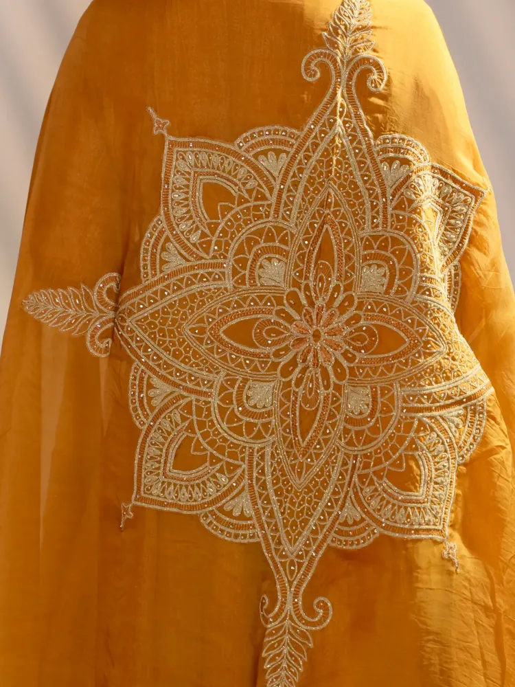 Mustard Gold Suit Women's-4