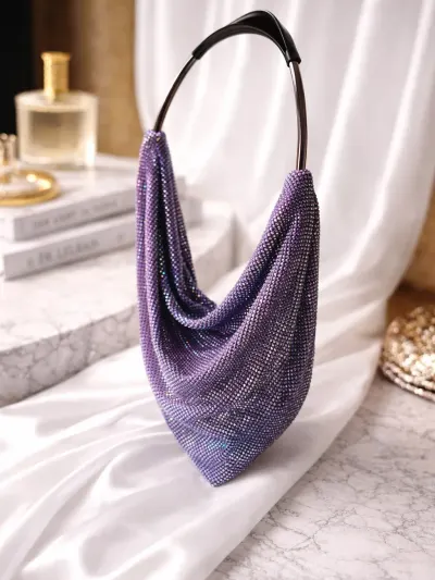 Violet Designer Shoulder Bag-0