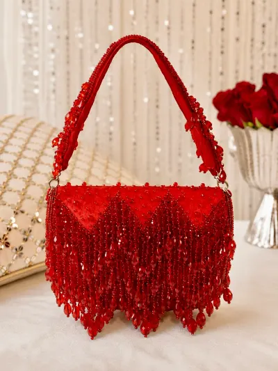Red Bridal Handbag-0