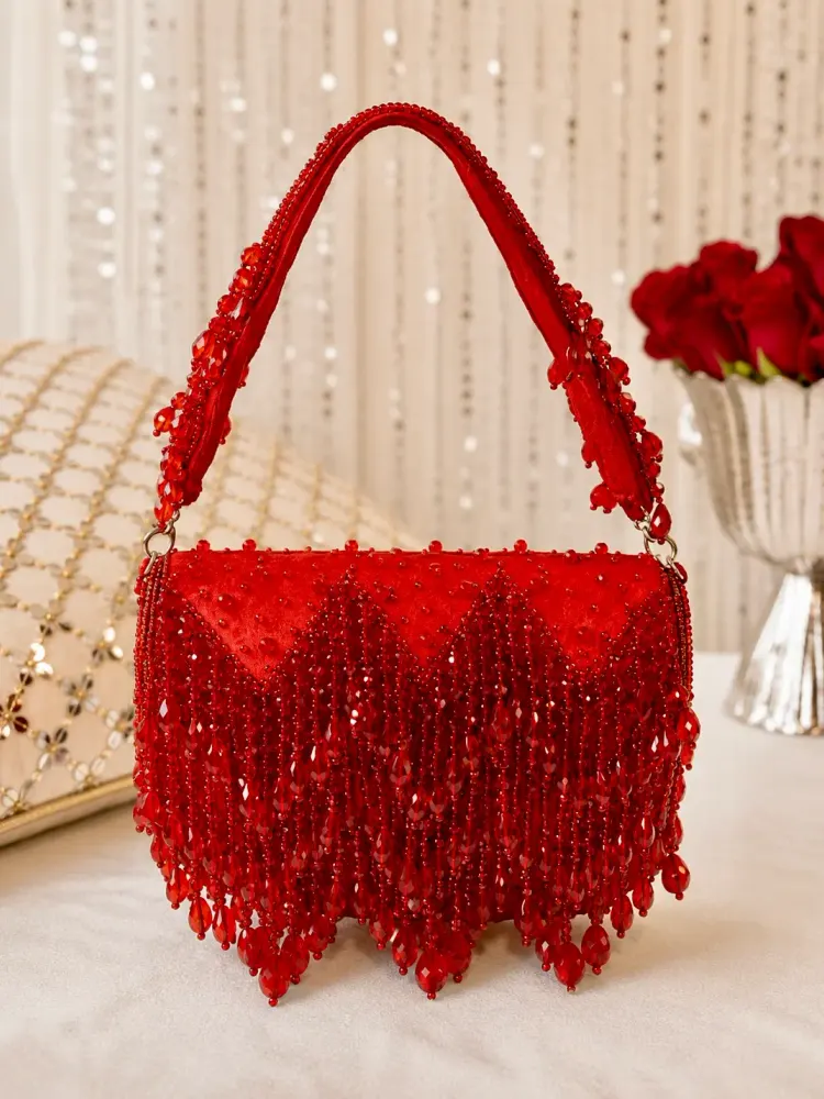 Red Bridal Handbag-0