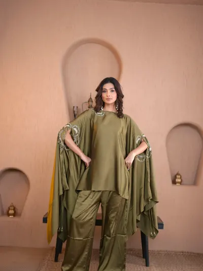 Green Kaftan Suit-2