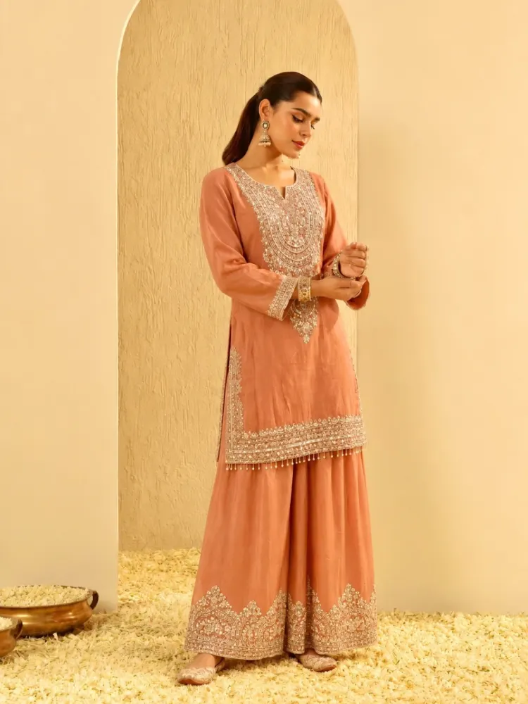 Orange Festive Suit-1