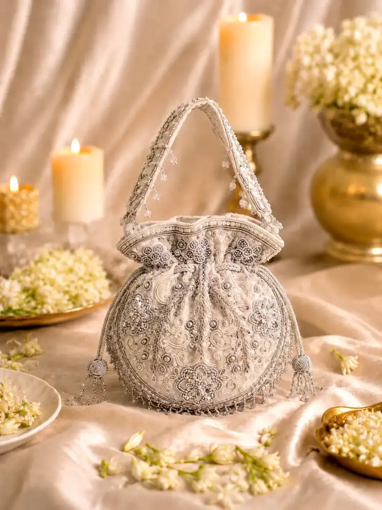 Vintage Bloom (Potli Handbag) - Image 2