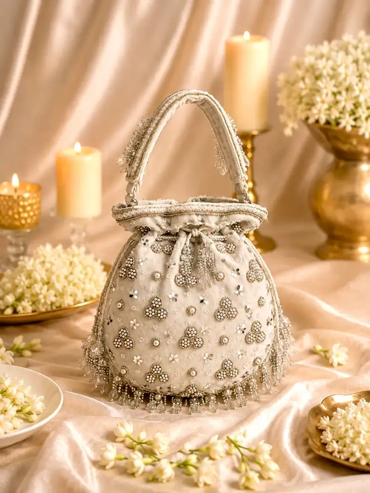 Vintage Bloom (Potli Handbag) - Image 3