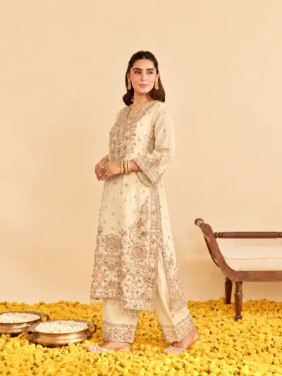 Ivory Bridal Kurta Set-1