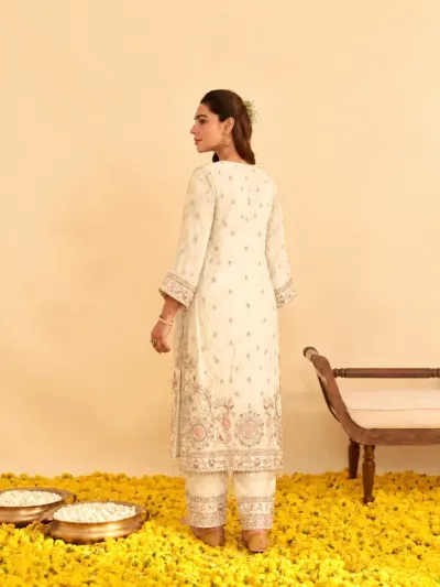 Ivory Bridal Kurta Set-3