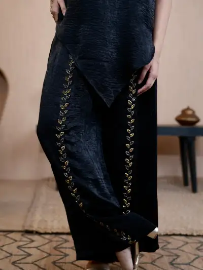 Black Womens Designer Co-Ord - 5