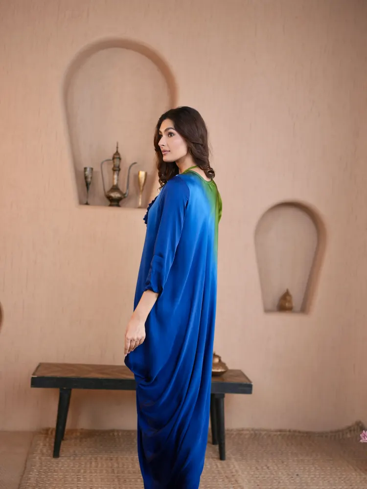 Ombre Kaftan Suit-2