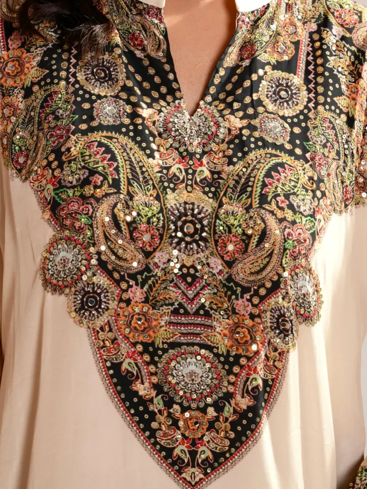 Ivory Farshi Co-Ord Set-4