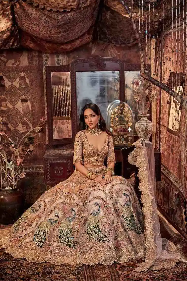 Vintage Rajwada Bridal Lehenga