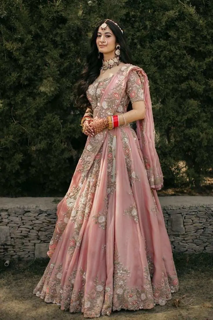 Blush Royale Embroidered Lehenga Set