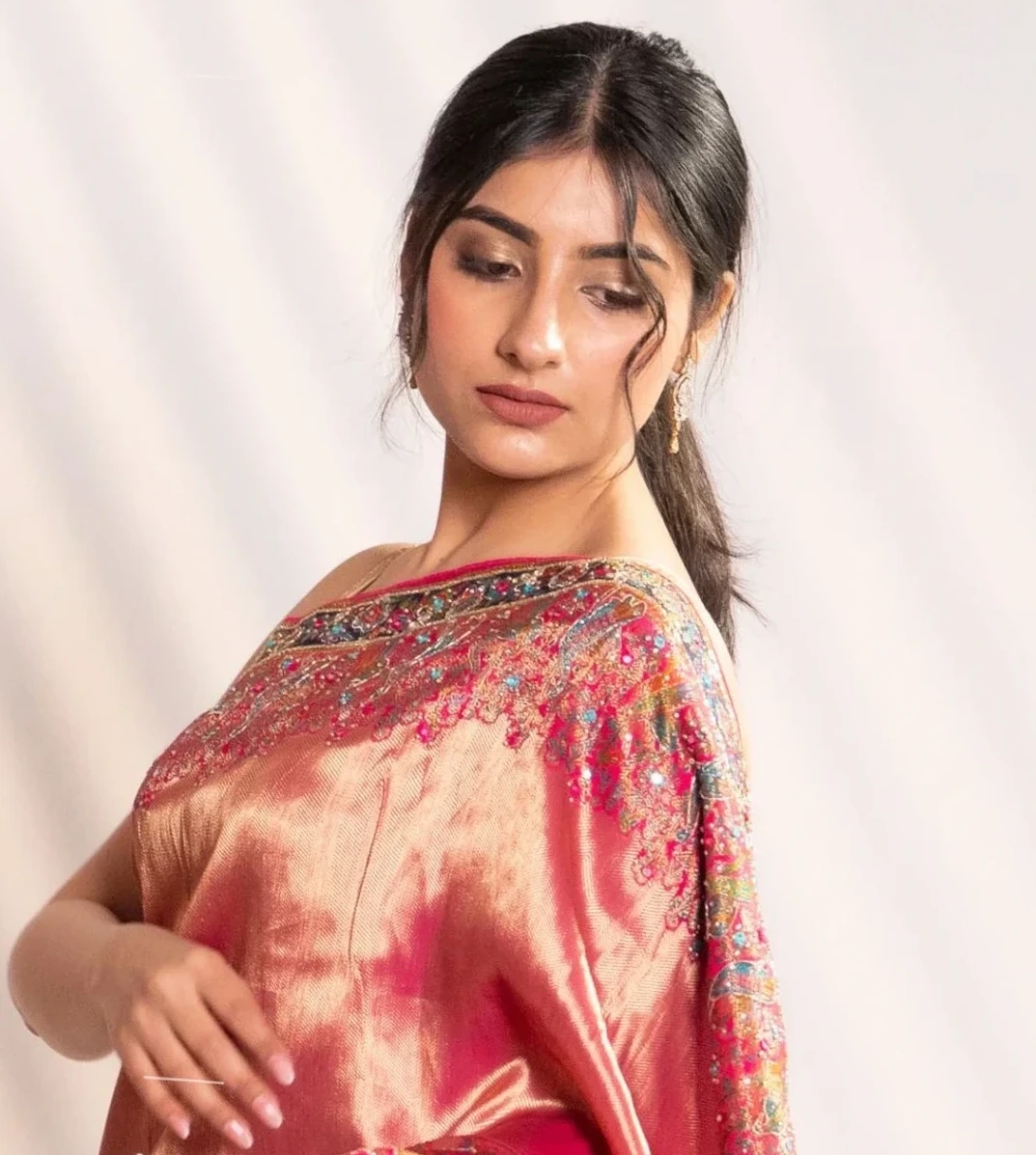 Rani Pink Banarasi Saree